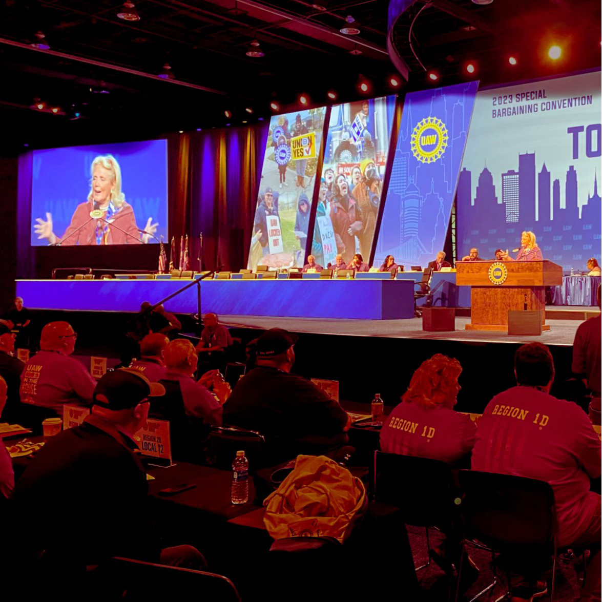 Dingell Speaks at UAW Special Bargaining Convention