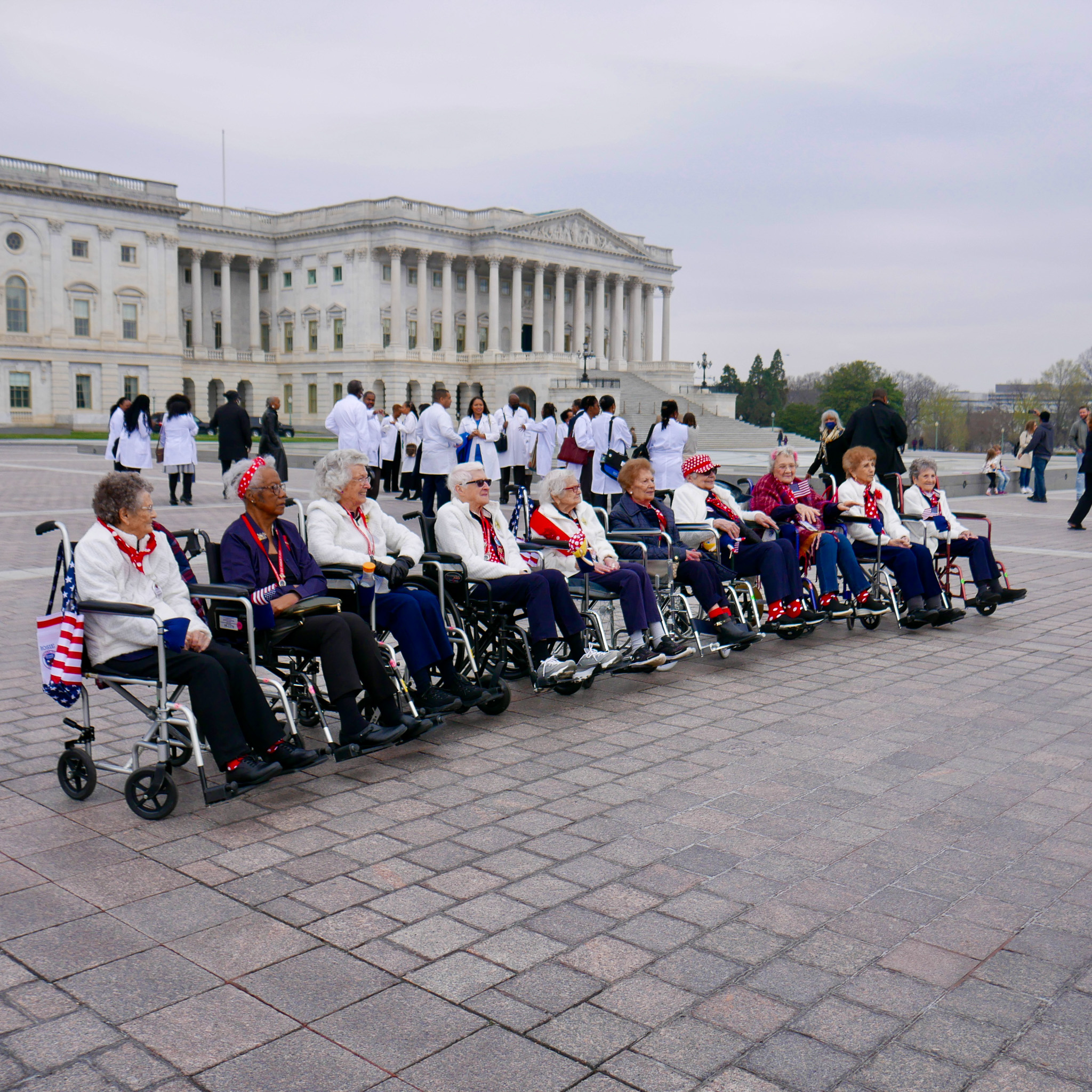 Rosie the Riveters Visit U.S. Capitol Building