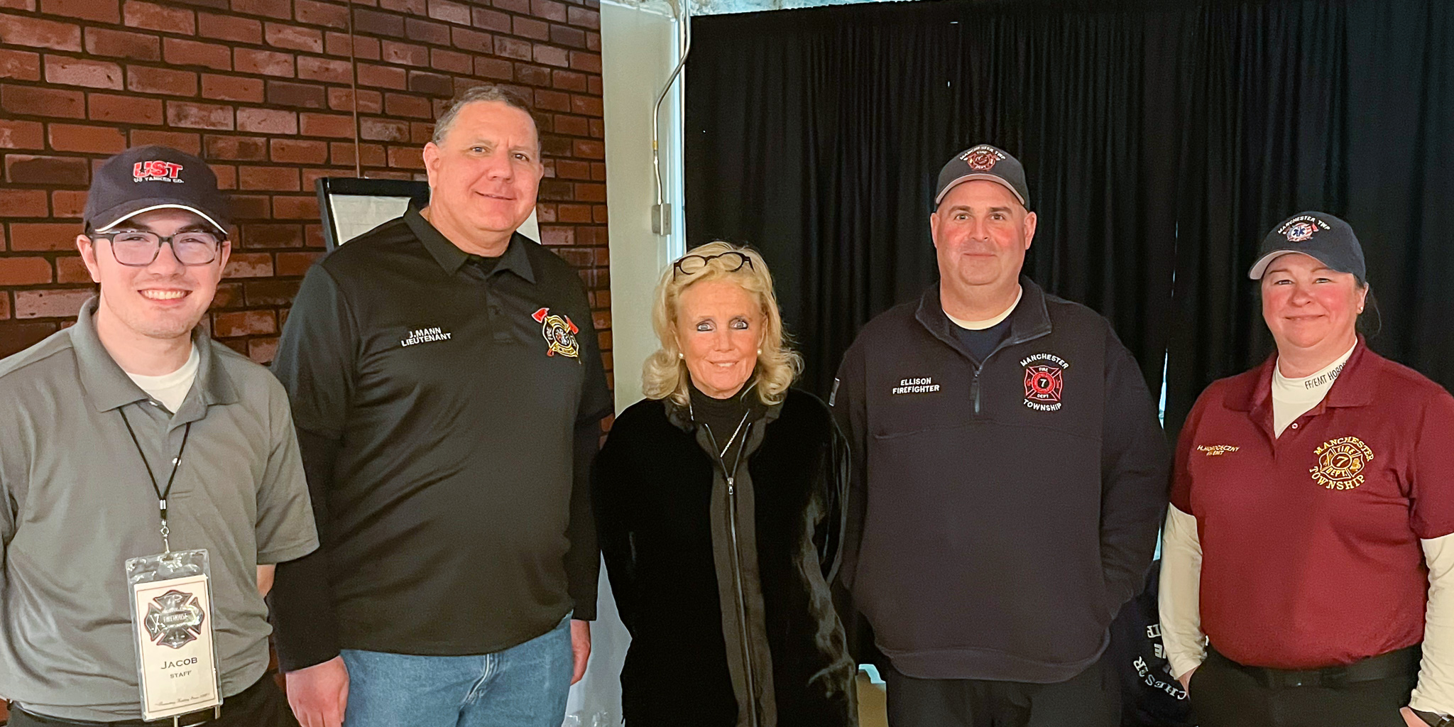 Rep. Dingell visits with local firefighters at Michigan Fire Museum's Chili Cook-Off