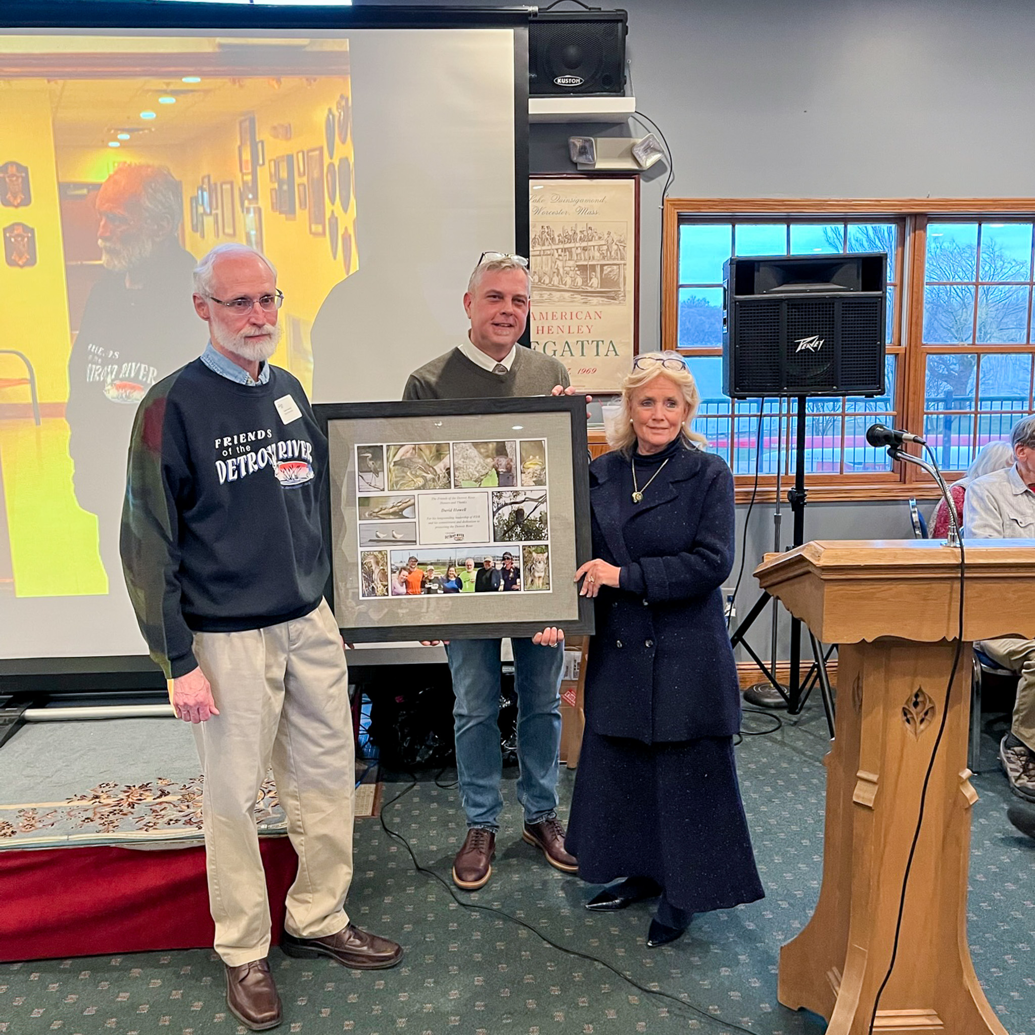 Dingell with Detroit River Keepers