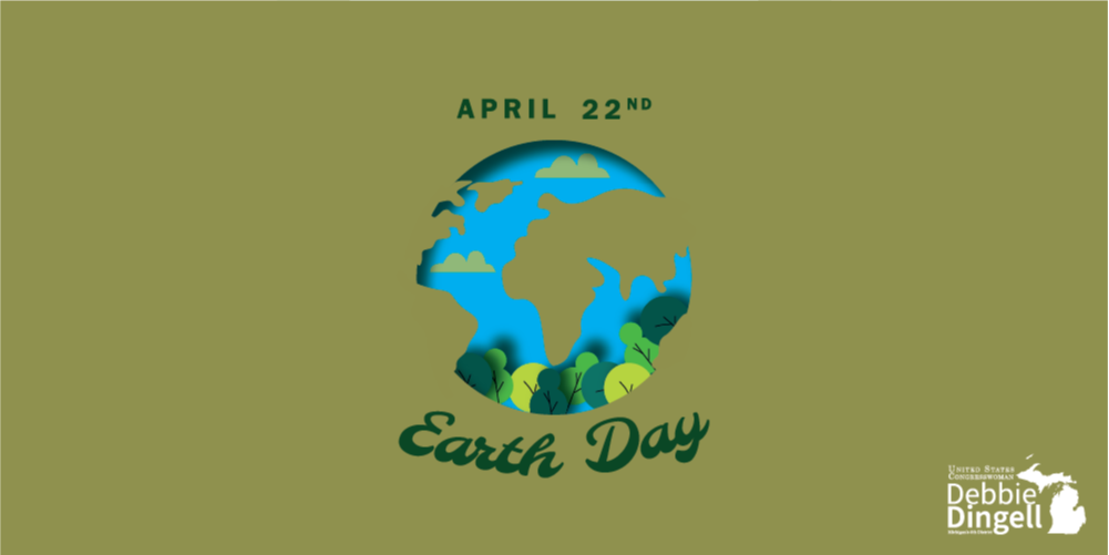 Web graphic with text Earth Day, April 2023
