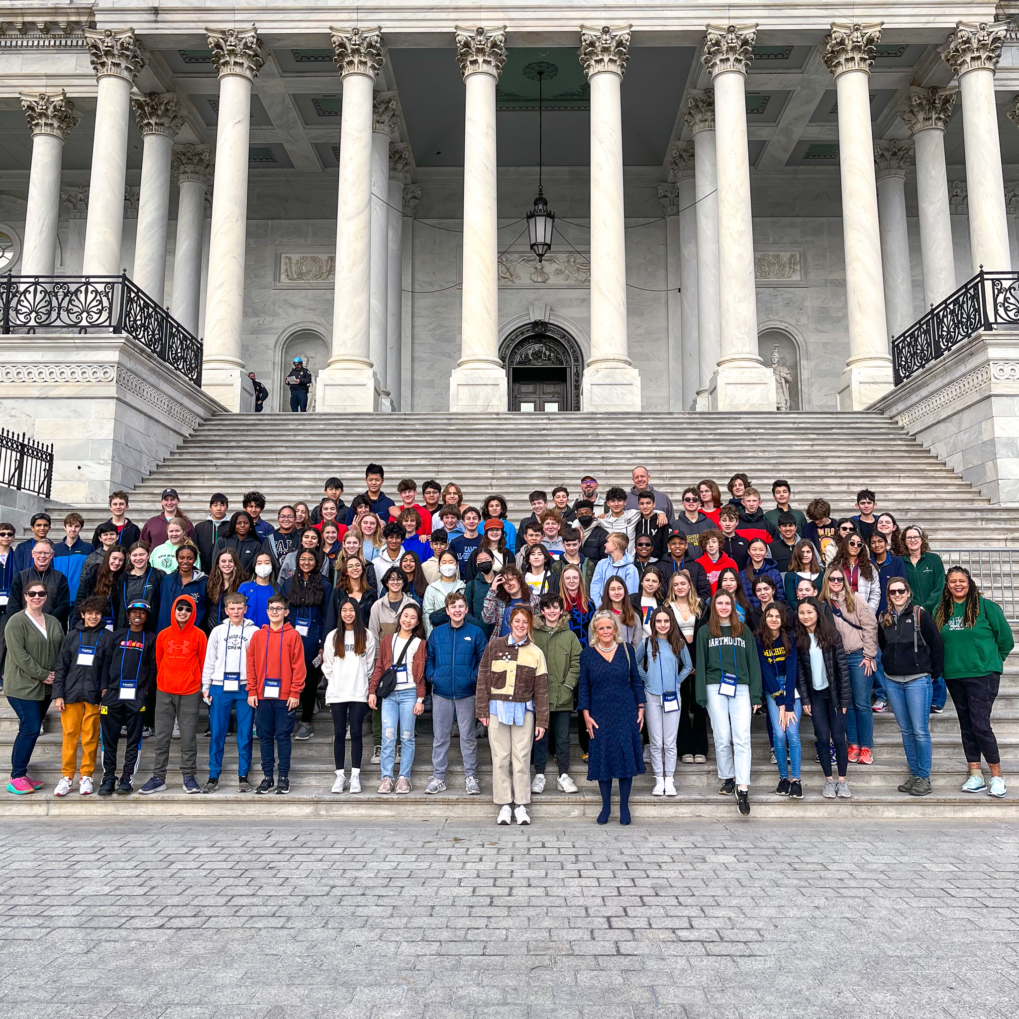 Rep. Dingell speaks to Greenhills Middle School students